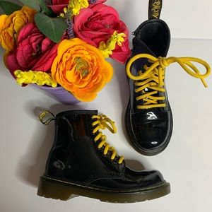 Kid’s Dr. Martens Patent Leather Boots